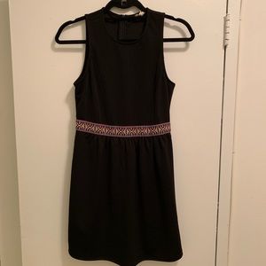 Cotton Candy Dress with Aztec Trim